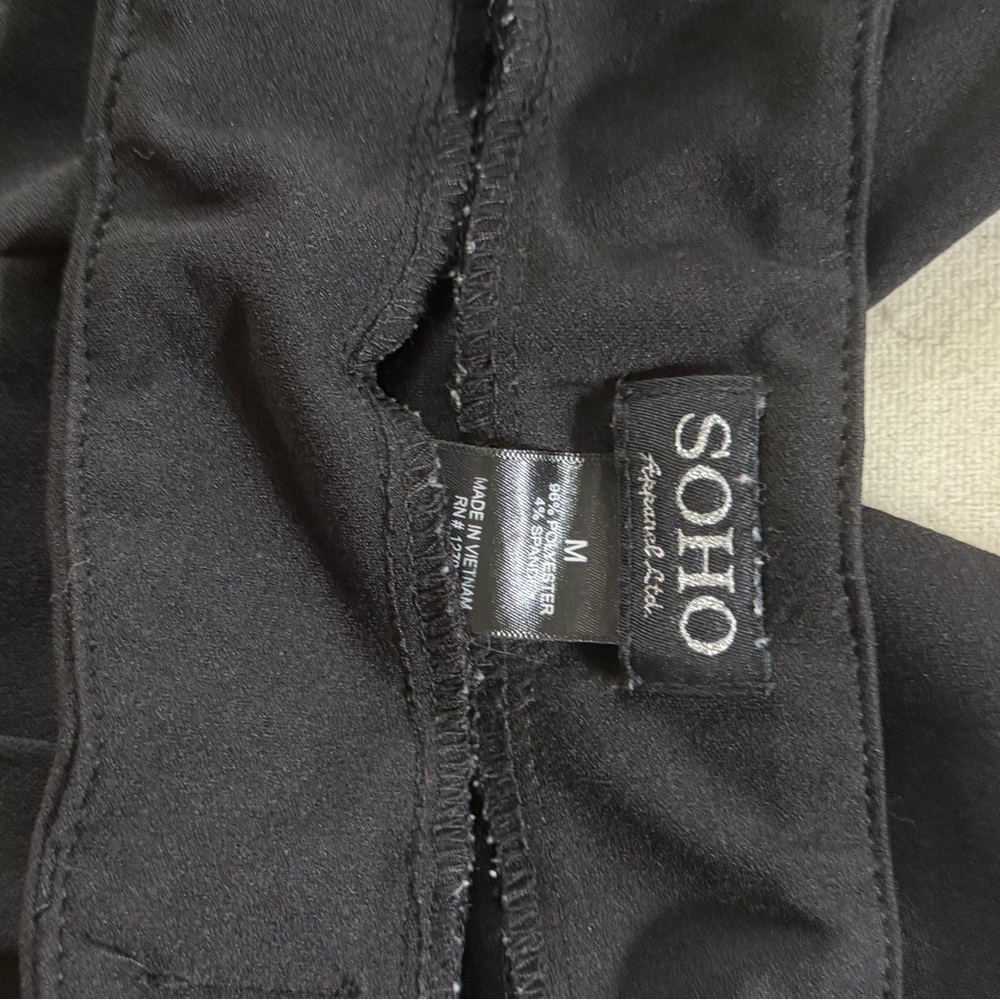 Soho Classic Black Trousers
